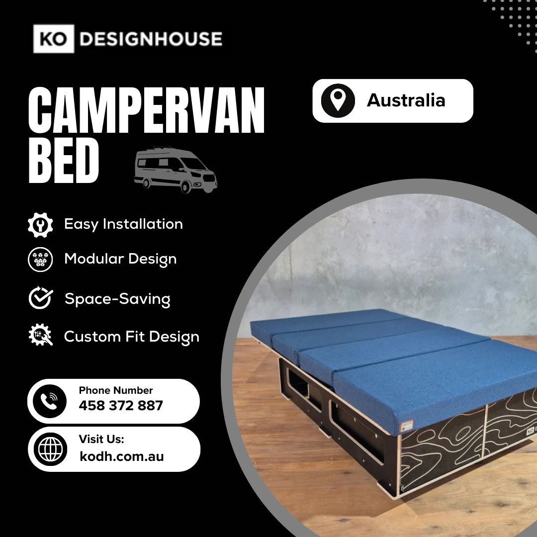 Space-Saving Campervan Bed For Ultimate Comfort